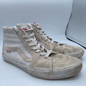 Vans Sk8 Hi Pro BMX x Scotty Cranmer Mens 10.5 White High Top Skate Shoes